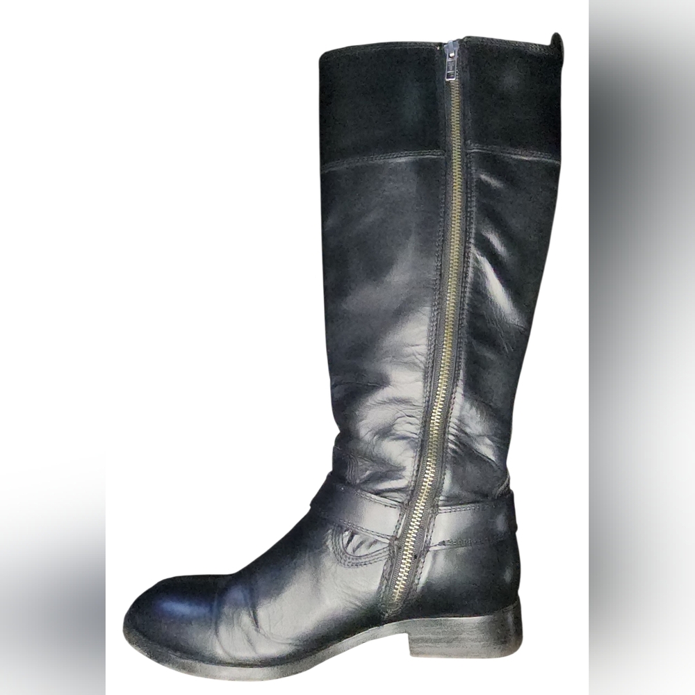 Frye Melissa Harness Boots, Womens 7 Extended Calf - Picture 3 of 15